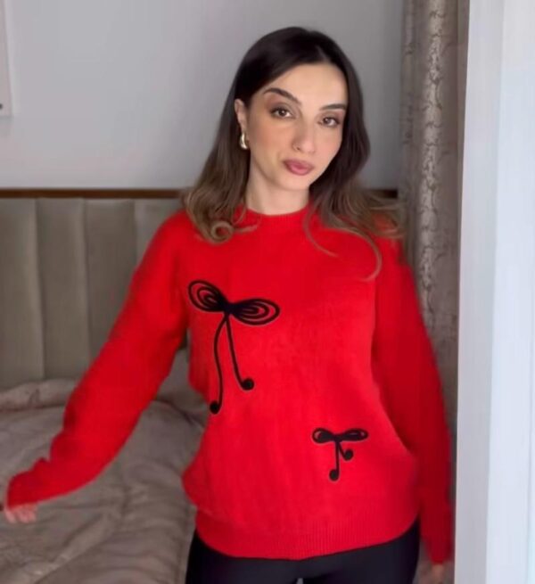 Pull en Laine avec Papillon