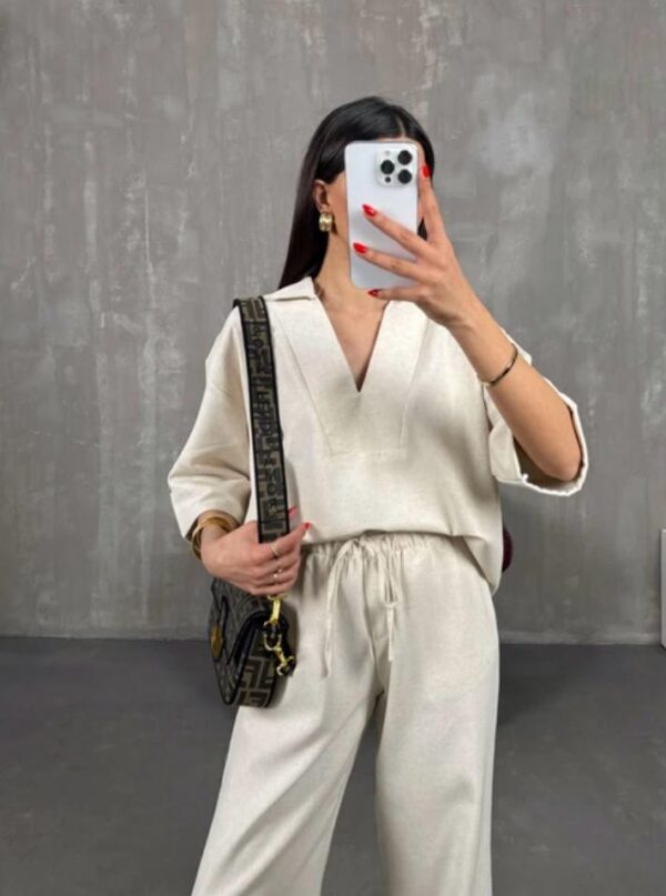 Tenue en lin natura – Image 7