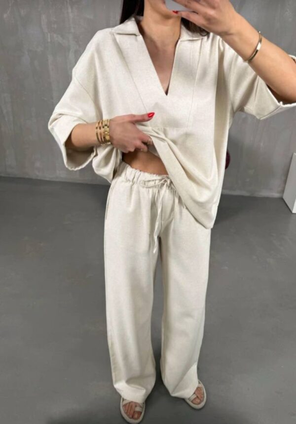 Tenue en lin natura – Image 6