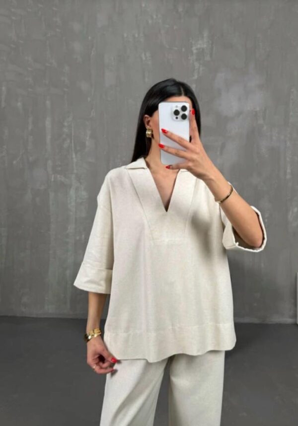 Tenue en lin natura – Image 5